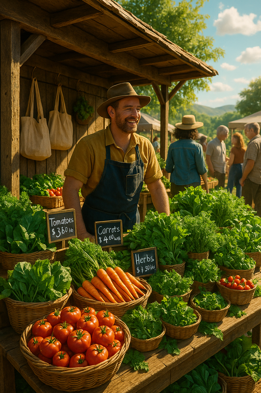 🥕 Selling Produce: Turning Dirt into Dollars (Without Selling Your Soul)