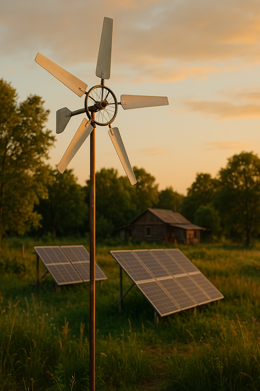💨 Catching the Breeze: How to Build a Homemade Wind Turbine (and Why You Totally Should)