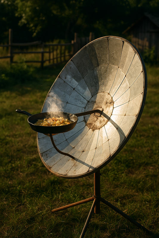 ☀️ Parabolic Cooker Build: How to Harness the Sun Like a Backyard Wizard