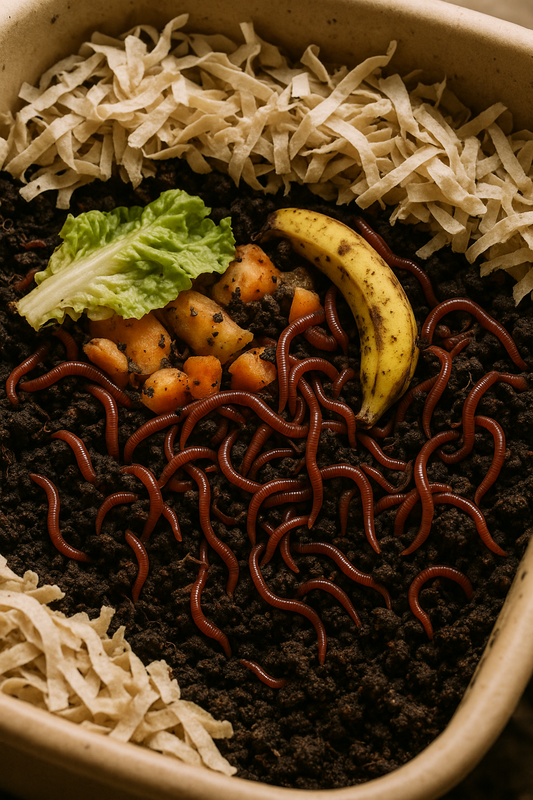 🪱 Worm Composting: Let Worms Do the Dirty Work (and Make Black Gold)